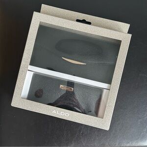 Aldo Jeraledda Black 2 piece Wallet & Crossbody Set